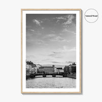 Gothenburg Black and White Fine Art Photo Print, Göteborg Poster, Sweden