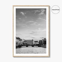 Gothenburg Black and White Fine Art Photo Print, Göteborg Poster, Sweden