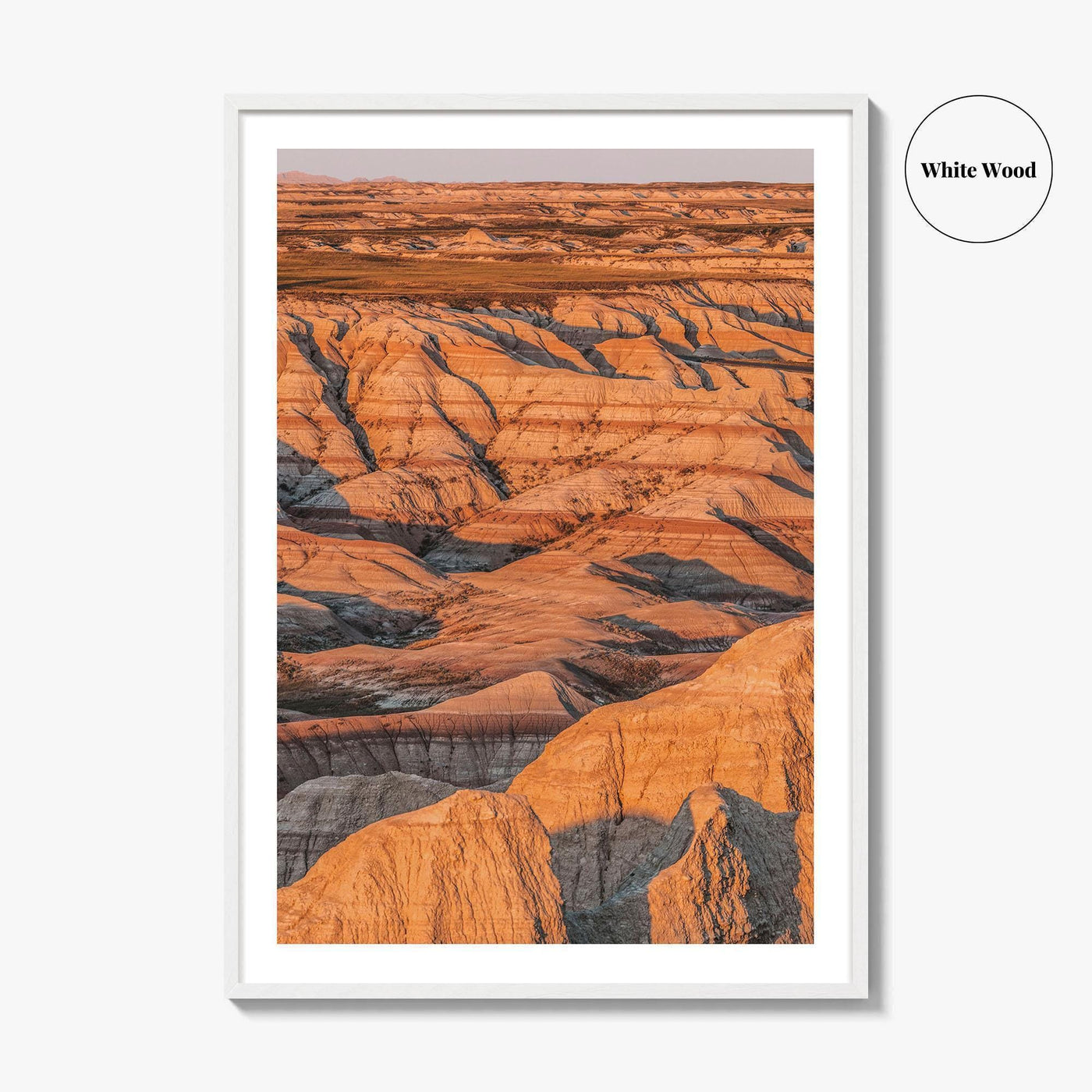 Badlands National Park Fine Art Photo Print, Panorama Point Overlook, South Dakota, Landscape Poster