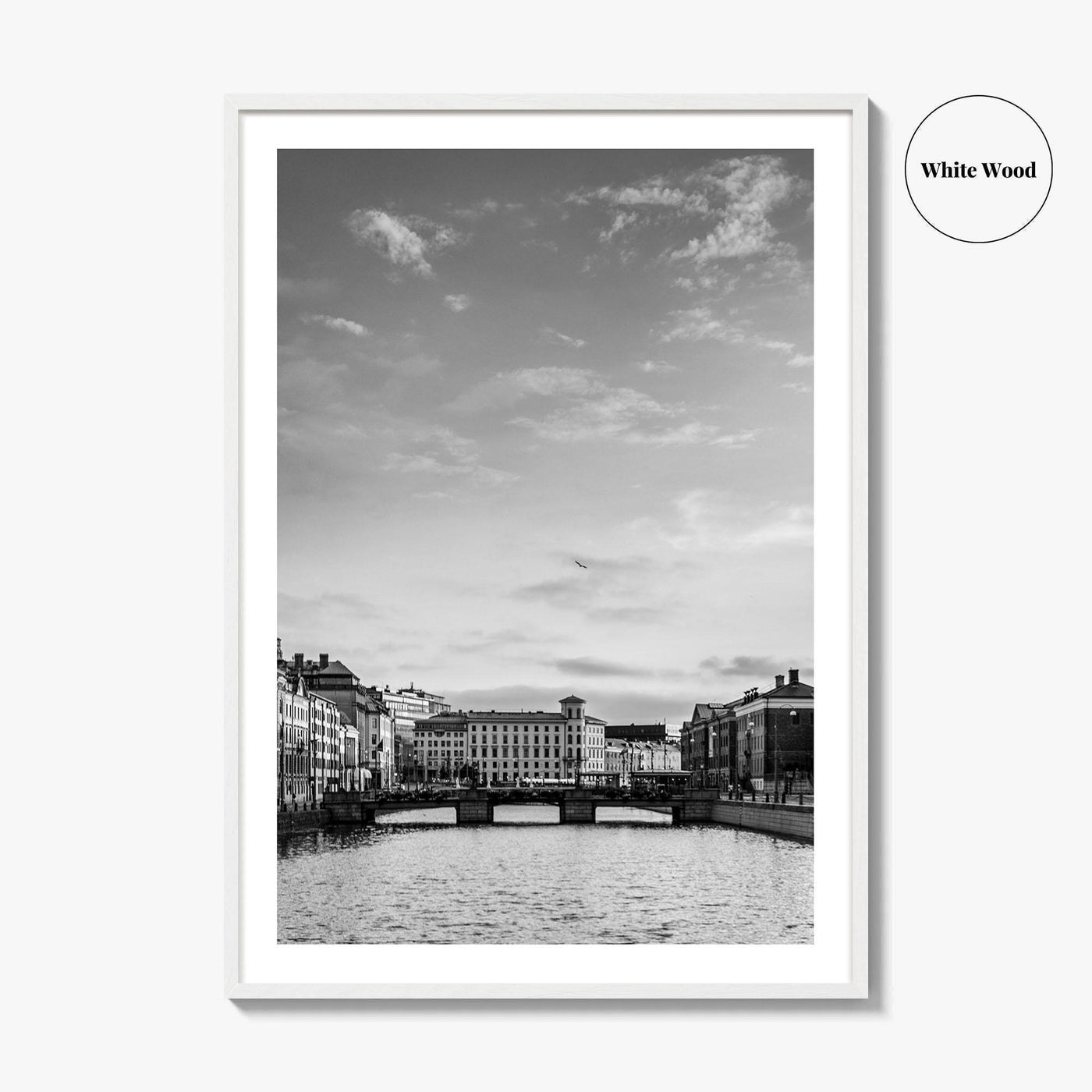 Gothenburg Black and White Fine Art Photo Print, Göteborg Poster, Sweden