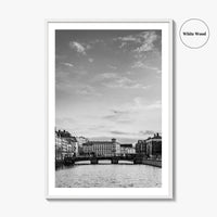 Gothenburg Black and White Fine Art Photo Print, Göteborg Poster, Sweden