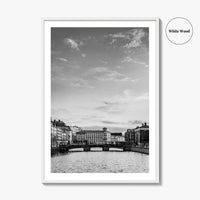 Gothenburg Black and White Fine Art Photo Print, Göteborg Poster, Sweden