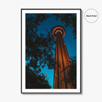 San Antonio Fine Art Photo Print, Tower of the Americas, Hemisfair Park, Texas Poster