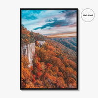 West Virginia Fine Art Photo Print, New River Gorge, Endless Wall Poster