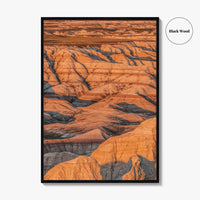 Badlands National Park Fine Art Photo Print, Panorama Point Overlook, South Dakota, Landscape Poster