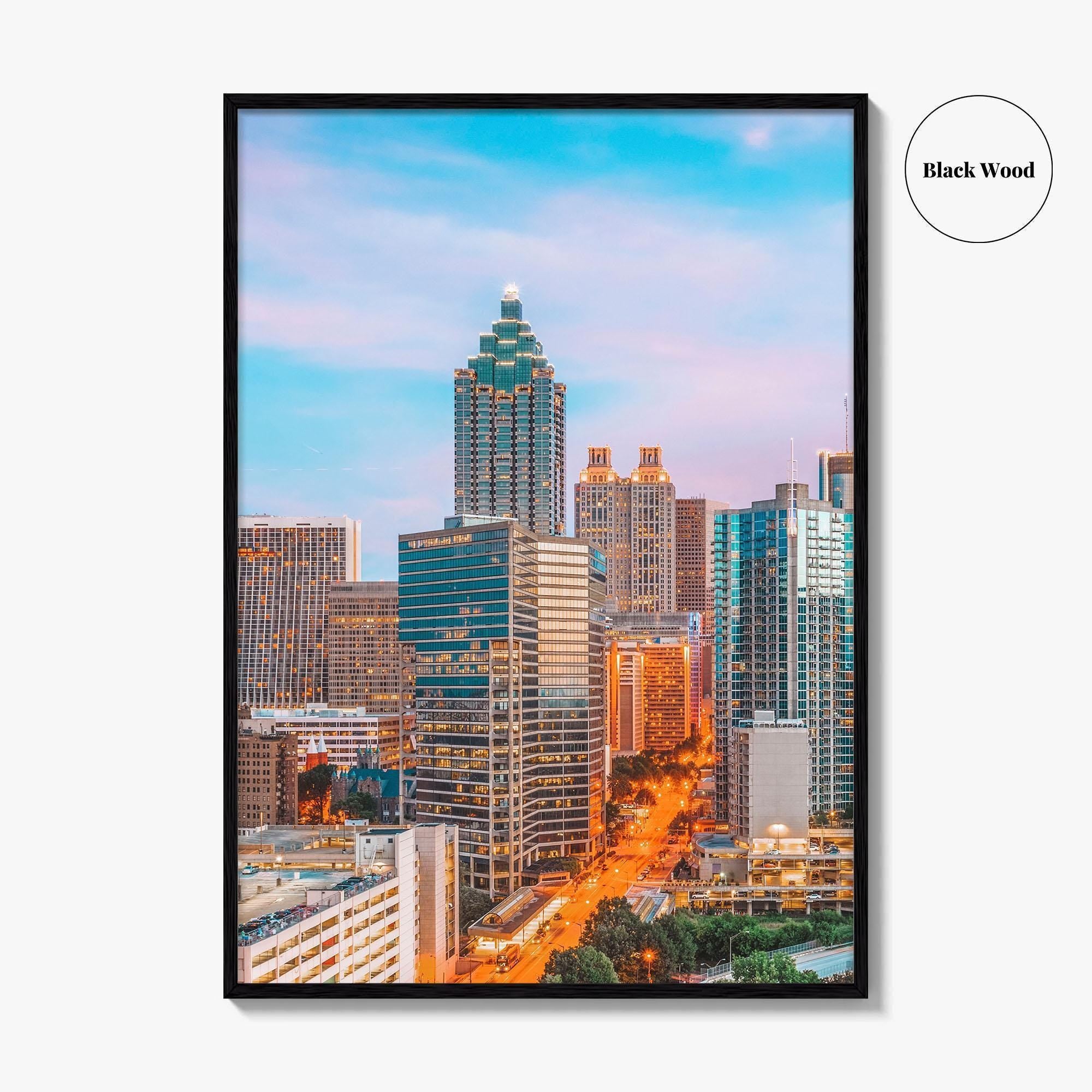 Atlanta Skyline Fine Art Photo Print, Downtown, Georgia, USA, ATL, Wall Decor
