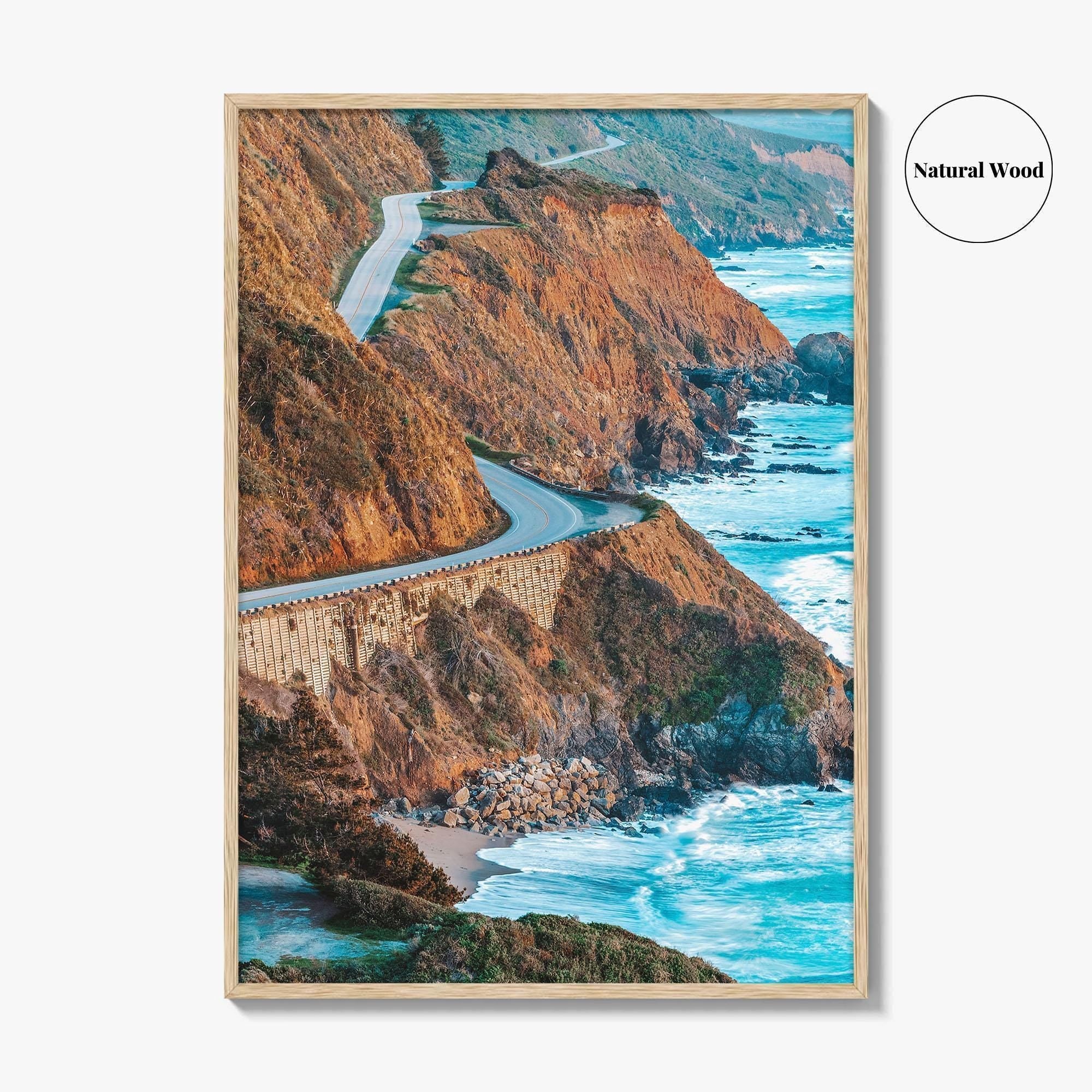 Big Sur California Fine Art Photo Print, Pacific Coast Highway 1, USA Wall Poster