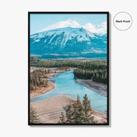 Jasper National Park Fine Art Photo Print, Alberta Canada, Canadian Rockies, Athabasca River
