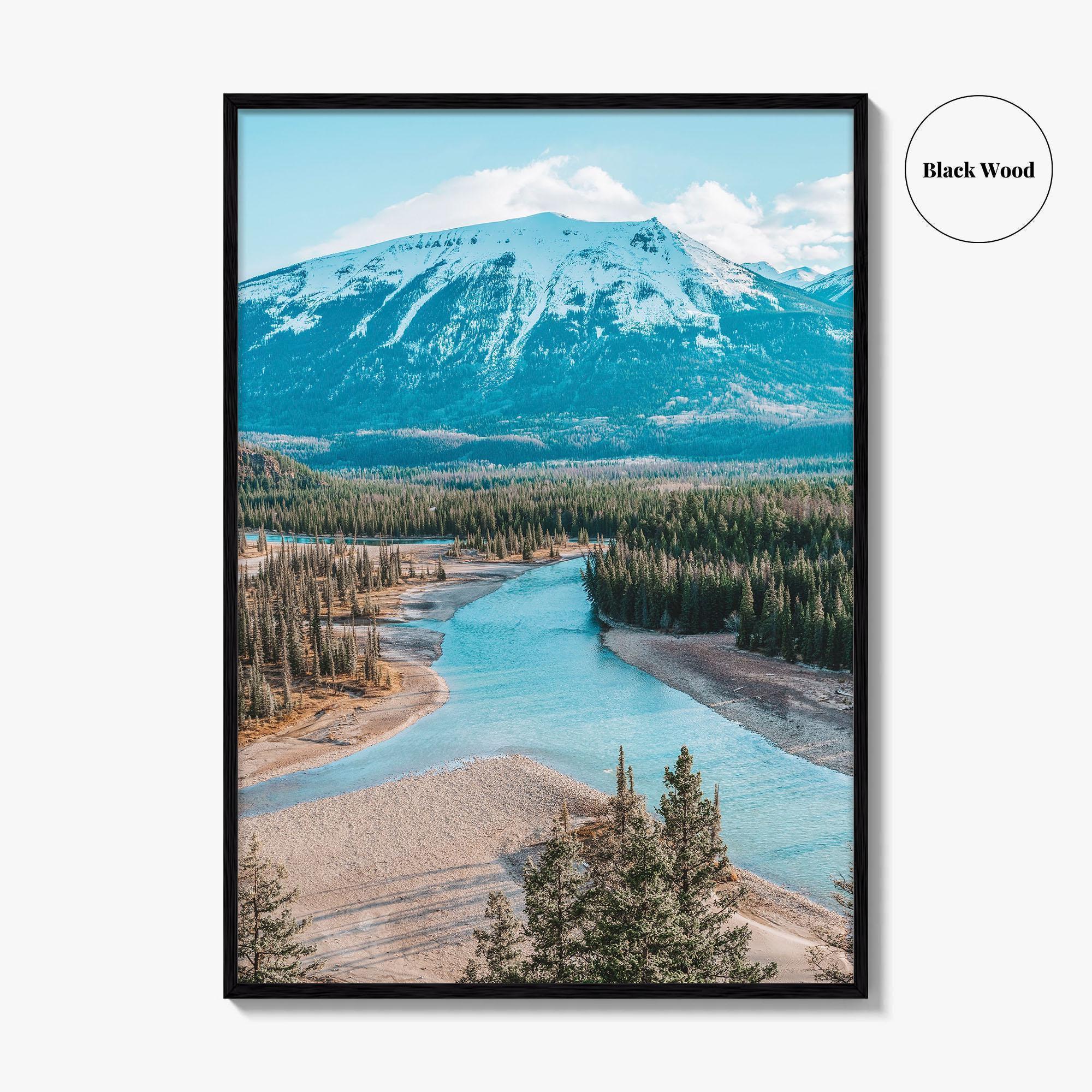 Jasper National Park Fine Art Photo Print, Alberta Canada, Canadian Rockies, Athabasca River