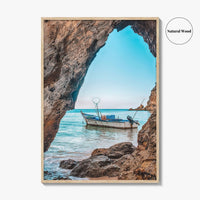 Dominican Republic Fine Art Photo Print, Caribbean Fishing Boat, Beach, Wall Decor Poster