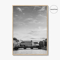 Gothenburg Black and White Fine Art Photo Print, Göteborg Poster, Sweden