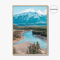 Jasper National Park Fine Art Photo Print, Alberta Canada, Canadian Rockies, Athabasca River