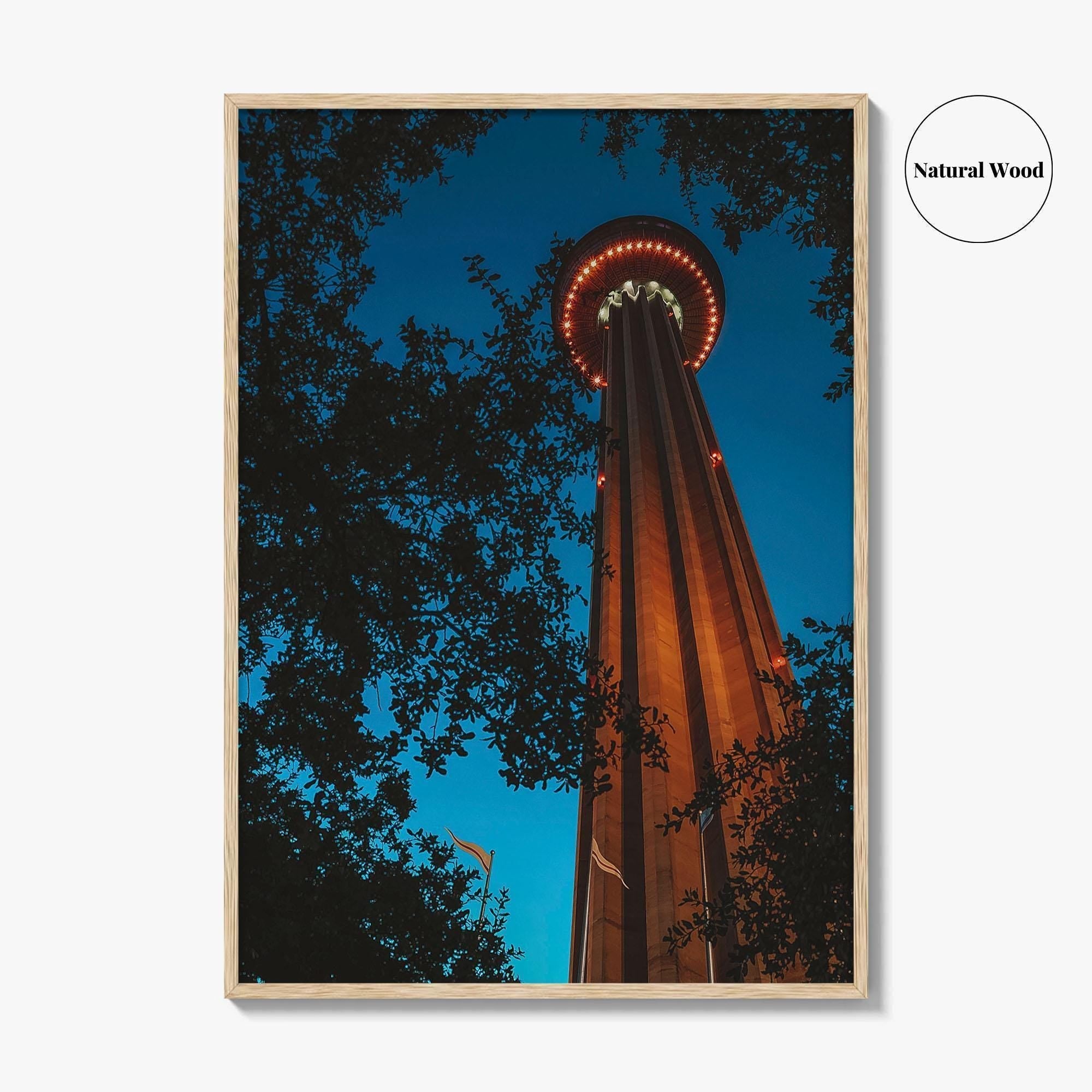 San Antonio Fine Art Photo Print, Tower of the Americas, Hemisfair Park, Texas Poster