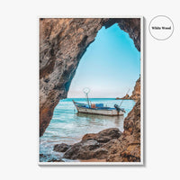 Dominican Republic Fine Art Photo Print, Caribbean Fishing Boat, Beach, Wall Decor Poster