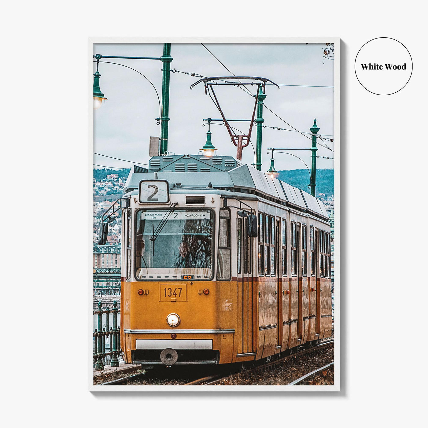 Budapest Fine Art Photo Print, Tram, Hungary Wall Decor Poster