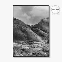 Idanre Hill Black and White Fine Art Photo Print, Ondo State Nigeria Poster