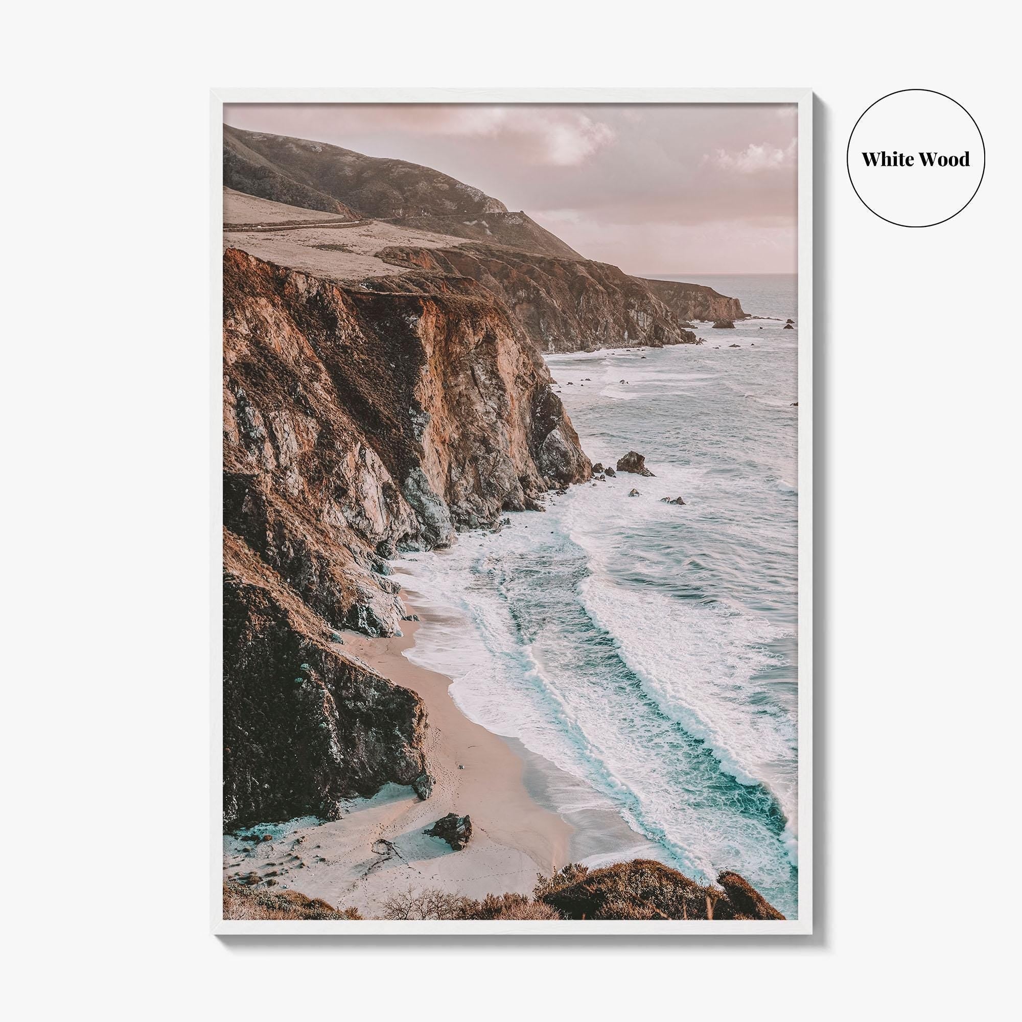 Big Sur Fine Art Photo Print, Monterey County California USA, Pacific Ocean Poster