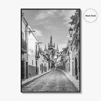 San Miguel de Allende Black and White Fine Art Photo Print, Guanajuato Poster