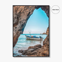 Dominican Republic Fine Art Photo Print, Caribbean Fishing Boat, Beach, Wall Decor Poster