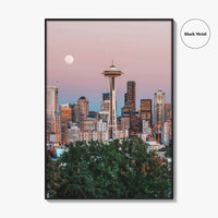 Seattle Skyline Fine Art Photo Print, Wall Poster, Washington State USA