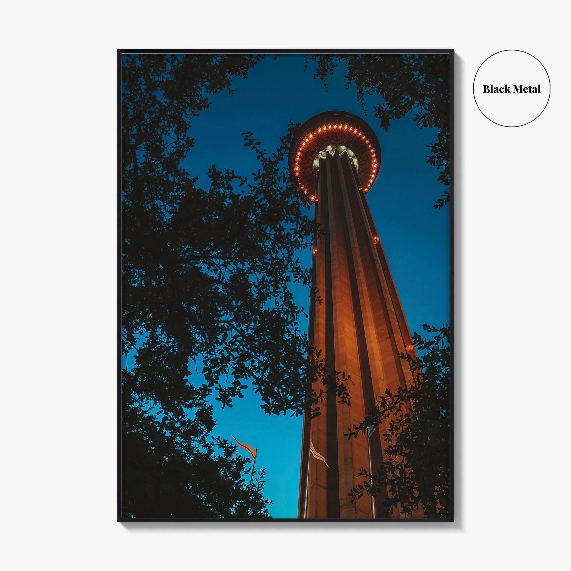 San Antonio Fine Art Photo Print, Tower of the Americas, Hemisfair Park, Texas Poster