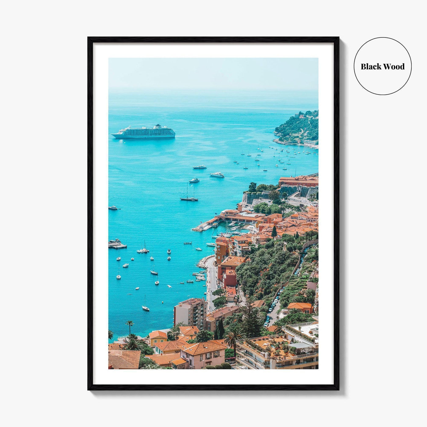 Côte d'Azur Fine Art Photo Print, French Riviera Poster