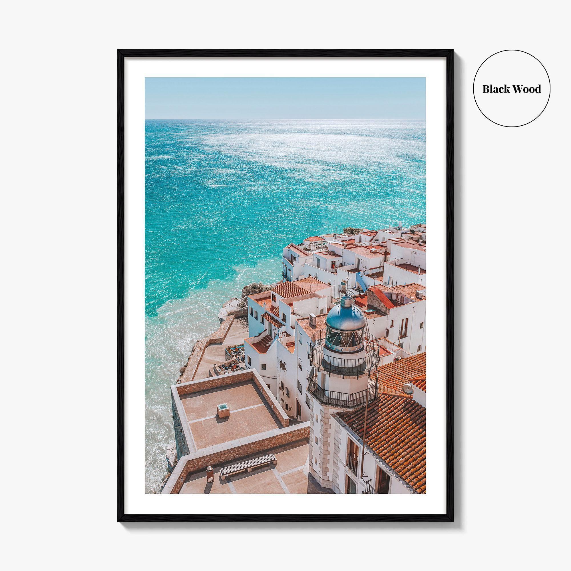 Peñíscola Fine Art Photo Print, Lighthouse, Valencia Spain, Peniscola, Photo Poster
