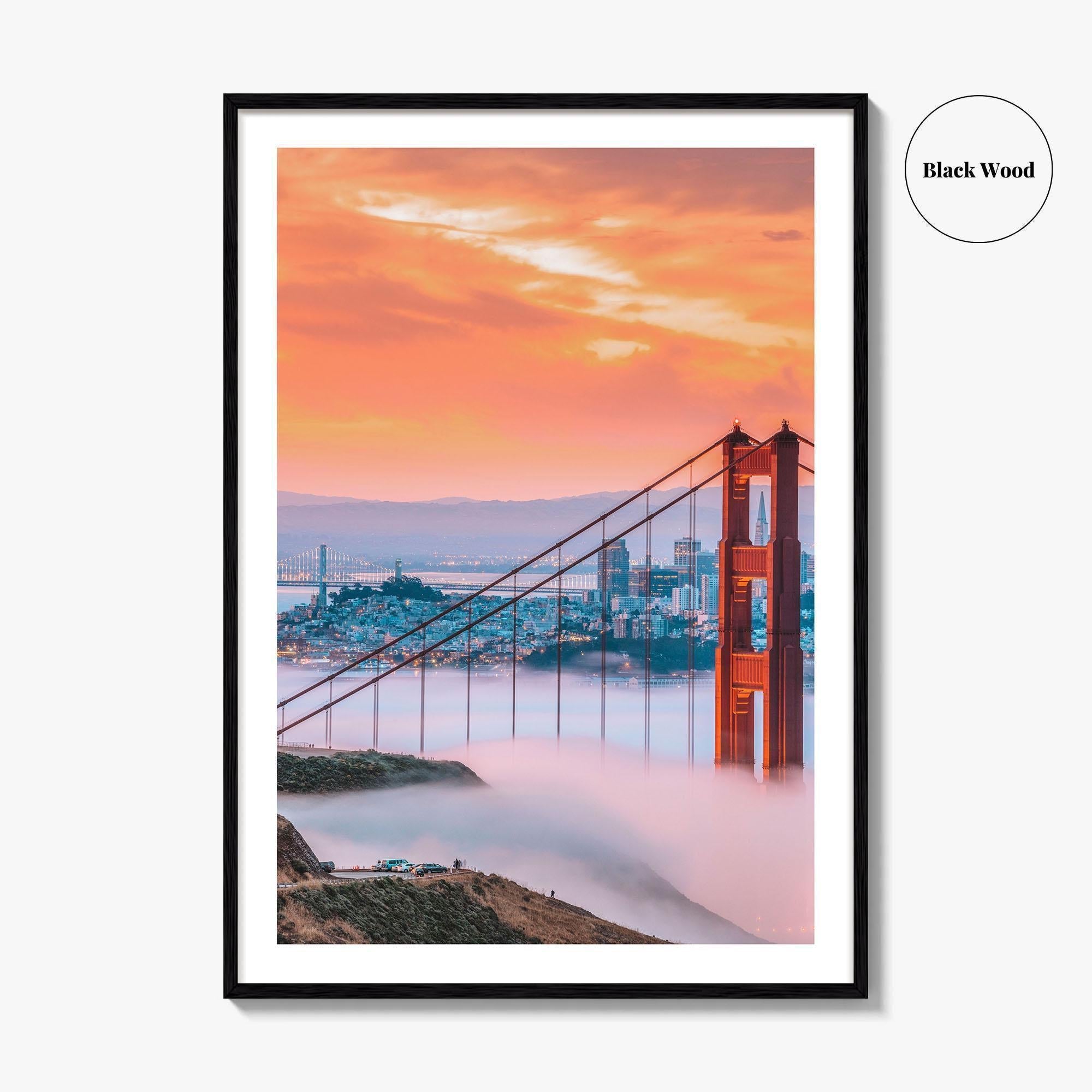 Golden Gate Bridge Fine Art Photo Print, San Francisco, California, USA, Bay Area, Poster