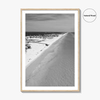 Grayton Beach Black and White Fine Art Photo Print, 30A Florida Poster