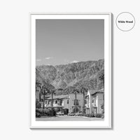 La Quinta Black and White Fine Art Photo Print, Coachella Valley California Poster