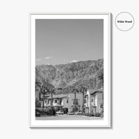 La Quinta Black and White Fine Art Photo Print, Coachella Valley California Poster