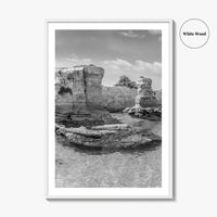 Torre Sant Andrea Black and White Fine Art Photo Print, Puglia Poster