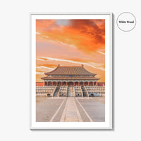 Beijing Fine Art Photo Print, Forbidden City Imperial Palace, Peking China Wall Poster