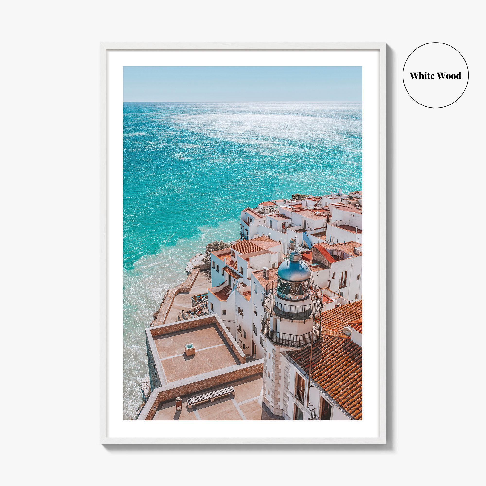 Peñíscola Fine Art Photo Print, Lighthouse, Valencia Spain, Peniscola, Photo Poster