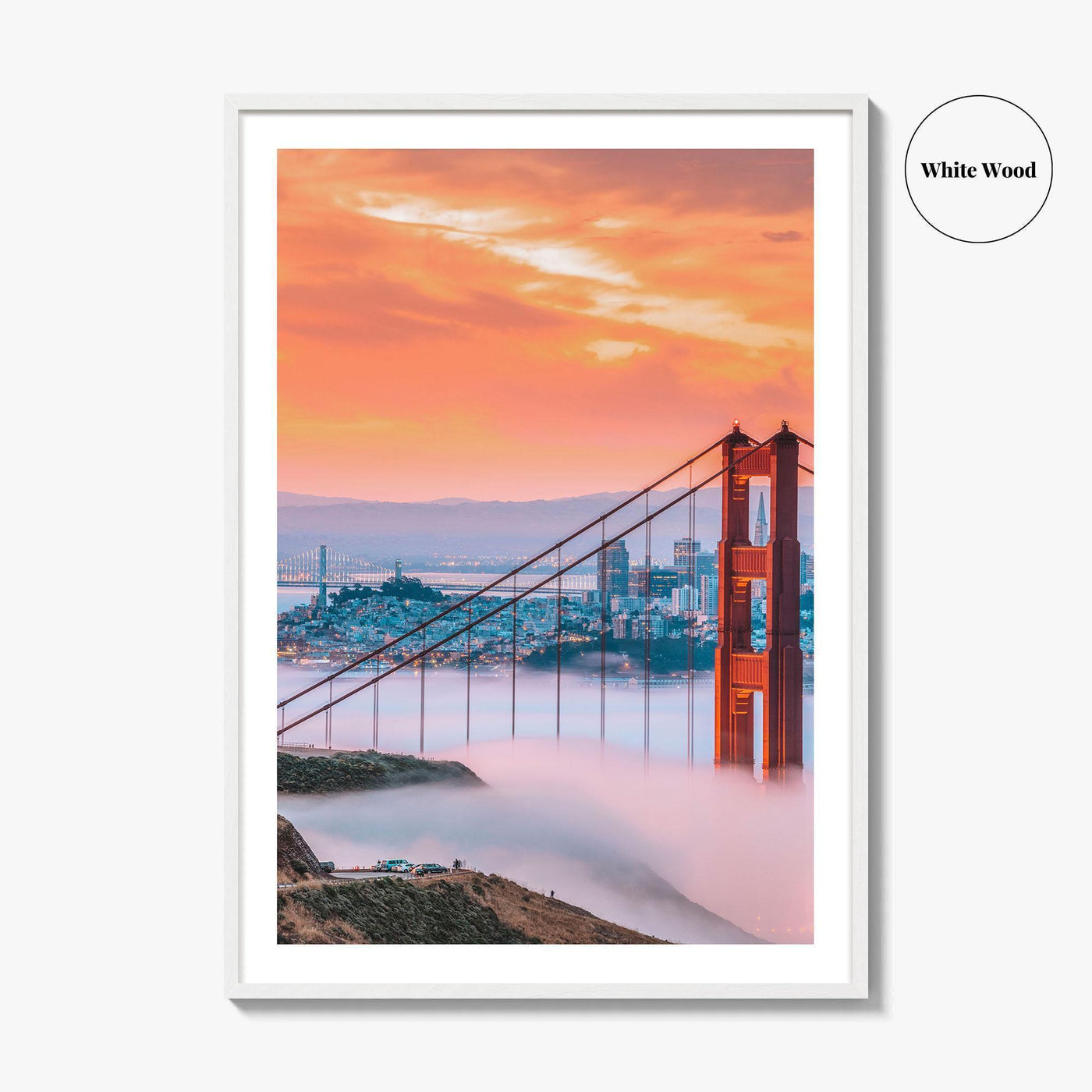 Golden Gate Bridge Fine Art Photo Print, San Francisco, California, USA, Bay Area, Poster