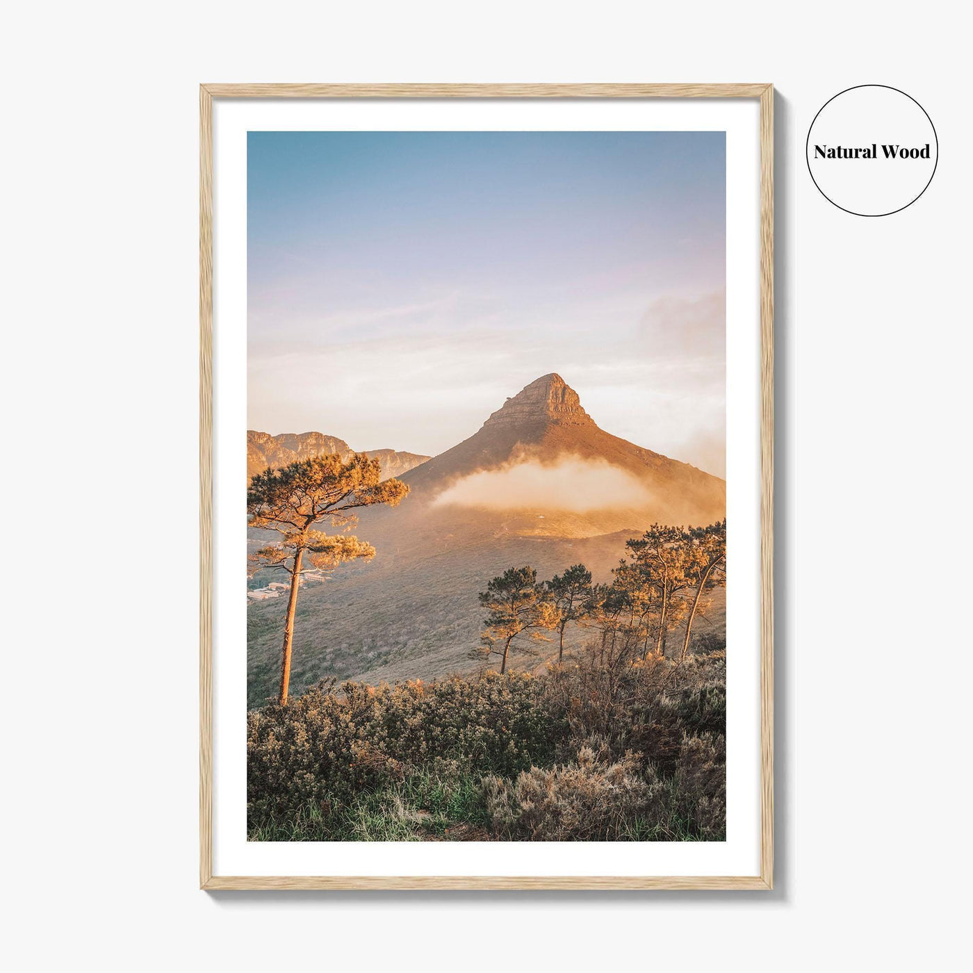 Cape Town Fine Art Photo Print, Lion's Head, South Africa Wall Decor Poster