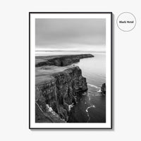 Cliffs of Moher Black and White Fine Art Photo Print, Ireland, Wild Atlantic Way