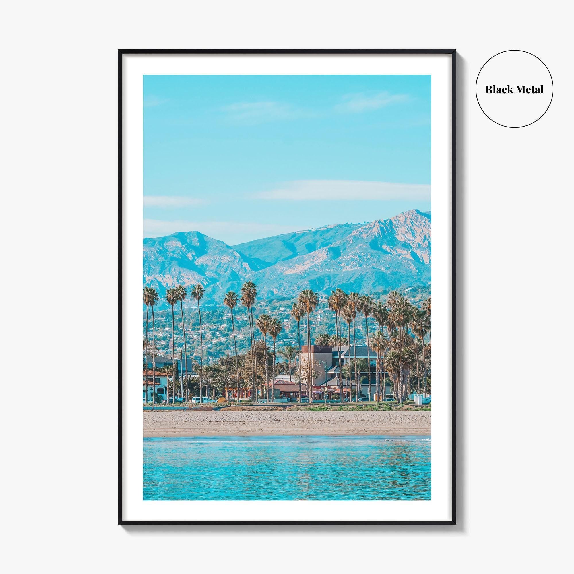 Santa Barbara Fine Art Photo Print, Mediterranean Style, California, USA Wall Decor Poster
