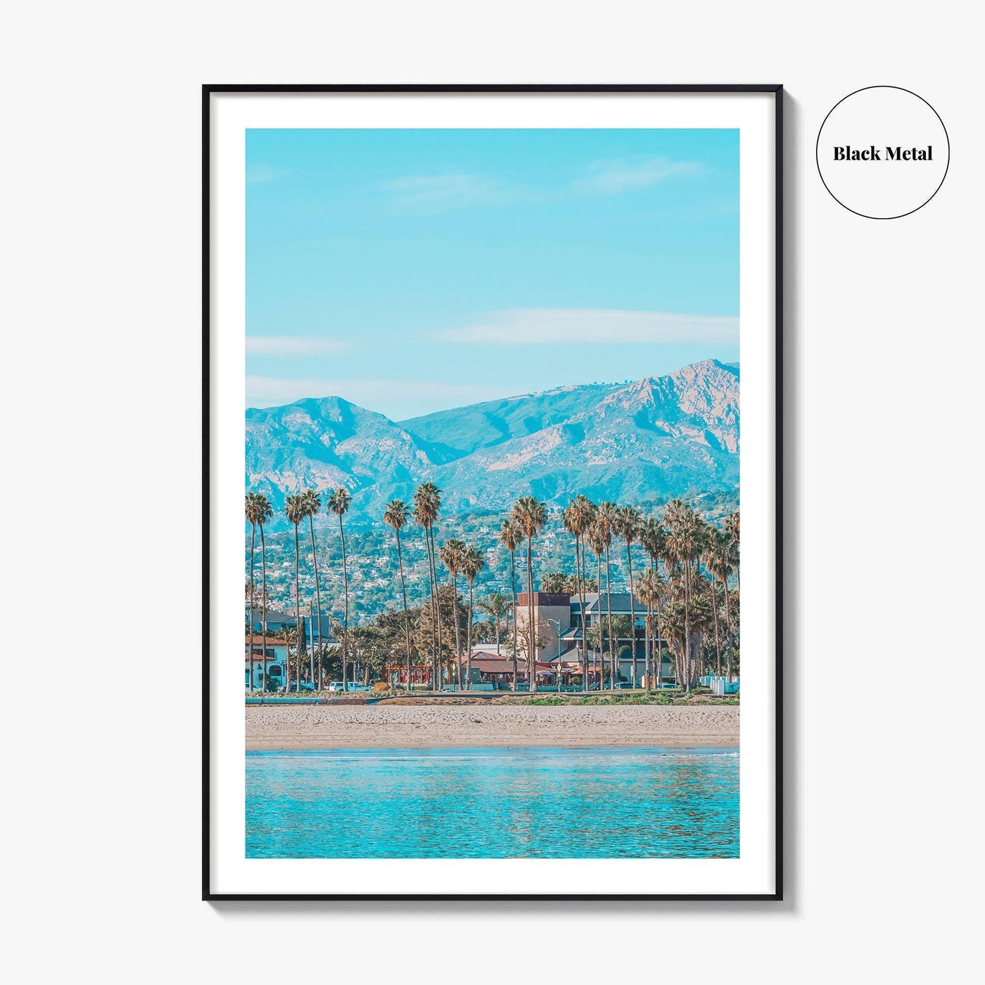 Santa Barbara Fine Art Photo Print, Mediterranean Style, California, USA Wall Decor Poster