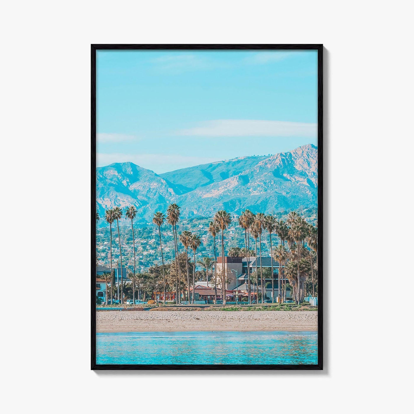 Santa Barbara Fine Art Photo Print, Mediterranean Style, California, USA Wall Decor Poster