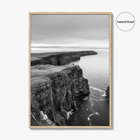 Cliffs of Moher Black and White Fine Art Photo Print, Ireland, Wild Atlantic Way
