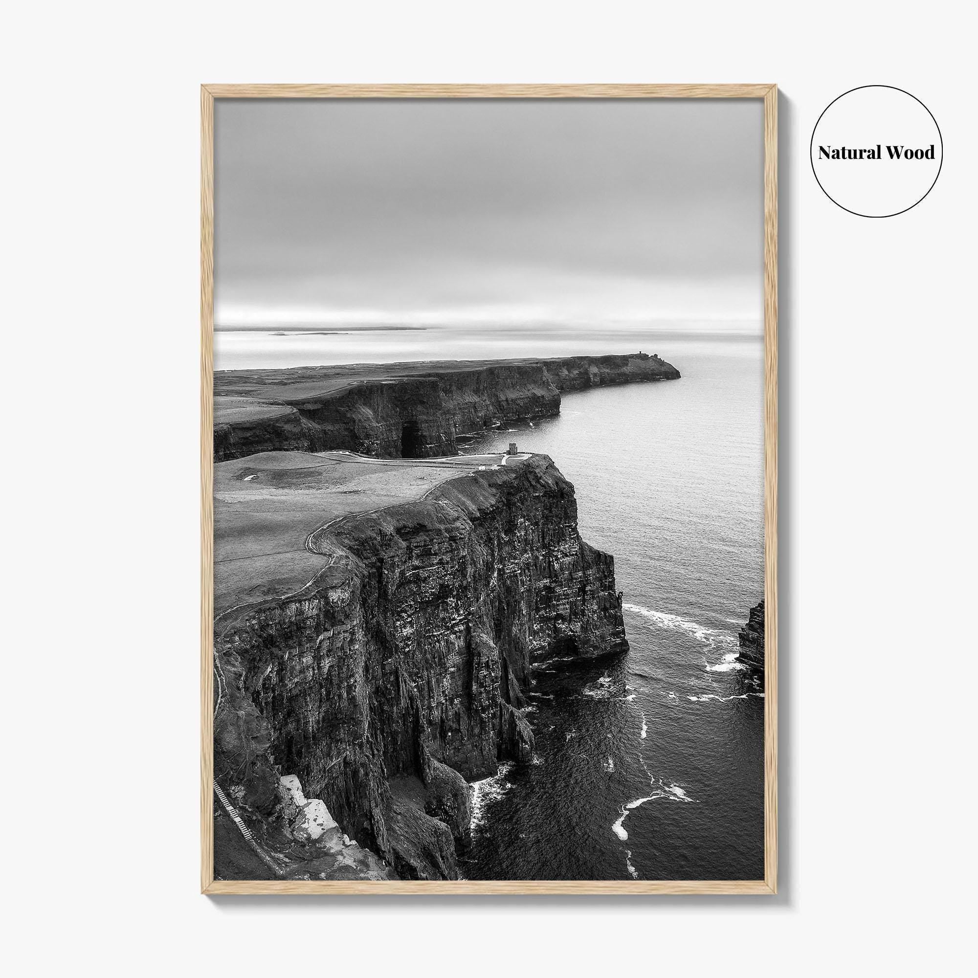 Cliffs of Moher Black and White Fine Art Photo Print, Ireland, Wild Atlantic Way