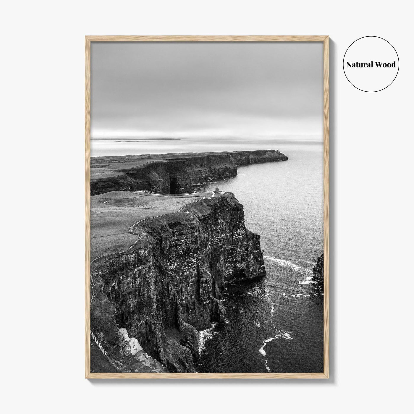 Cliffs of Moher Black and White Fine Art Photo Print, Ireland, Wild Atlantic Way