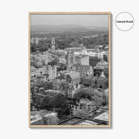 New Haven Black and White Fine Art Photo Print, Yale University, Connecticut Poster