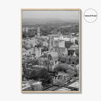 New Haven Black and White Fine Art Photo Print, Yale University, Connecticut Poster