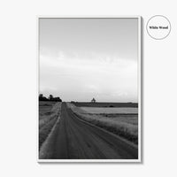 Illinois Black and White Fine Art Photo Print, LaSalle County, Midwest USA, Wall Poster