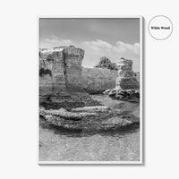 Torre Sant Andrea Black and White Fine Art Photo Print, Puglia Poster