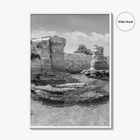 Torre Sant Andrea Black and White Fine Art Photo Print, Puglia Poster