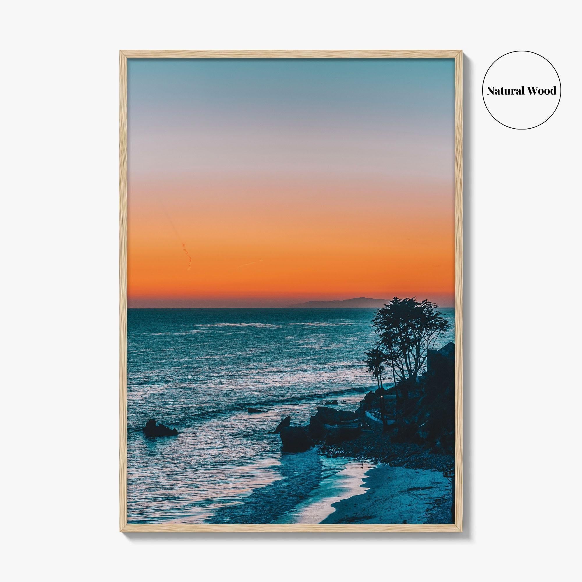Malibu Golden Fine Art Photo Print, El Pescador State Beach, California, USA, Pacific Ocean