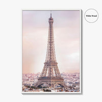 Paris Skyline Fine Art Photo Print, Eiffel Tower, Arc de Triomphe, France Wall Poster